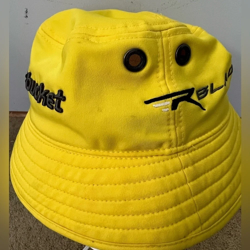 TaylorMade Yellow & Black Bucket Hat - S/M